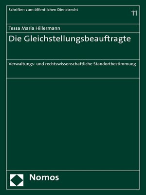 cover image of Die Gleichstellungsbeauftragte